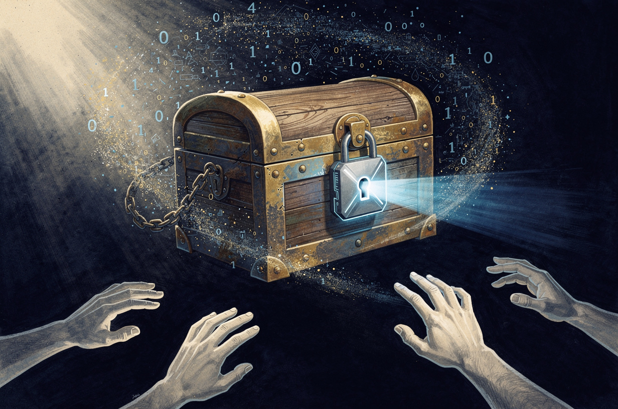 Editorial illustration for: From Xbox Outages to ESP32 Language Models: The Day Digital Ownership Became a Philosophical Crisis