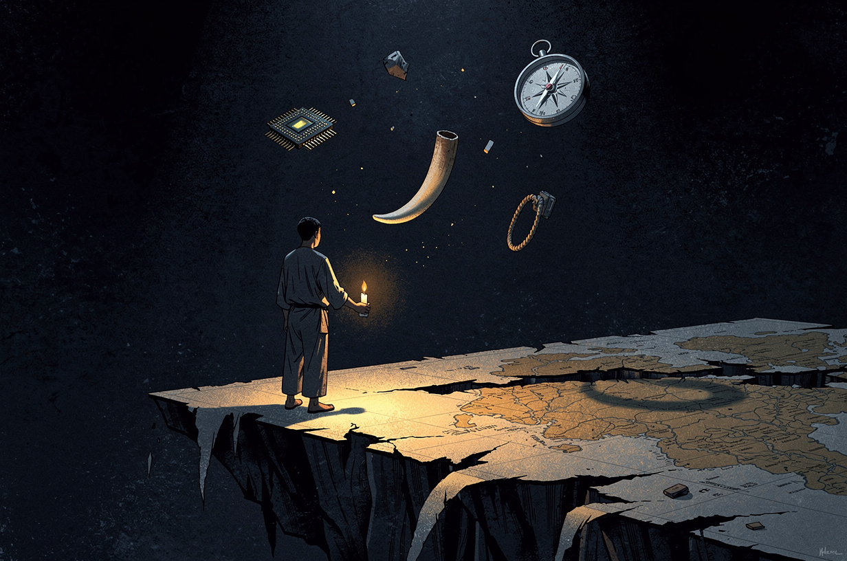 Editorial illustration for: From 67-Cent AI Benchmarks to Military Freezer Hacks: Hacker News Maps the Edges of a Restless Tech Frontier