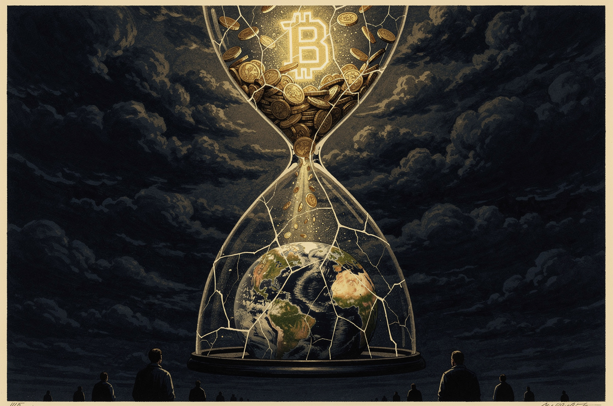 Editorial illustration for: Israeli Strike on Syrian Airbase, Bitcoin Surge, and a Mega-Earth That Defies Physics: August 20, 2026