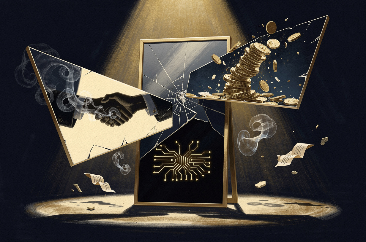 Editorial illustration for: War Signals, Midterm Gambles, and AI Gaps: September 10, 2026 in Review