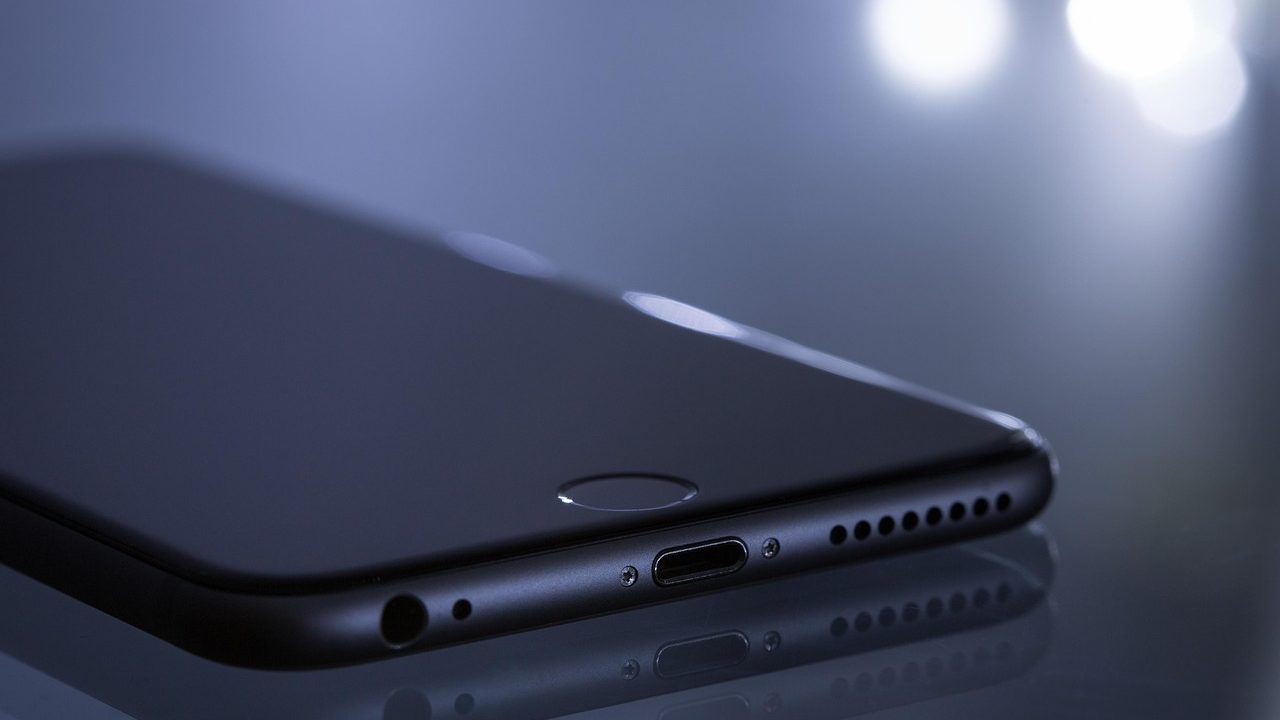 Close-up of a modern smartphone screen displaying a software application interface.