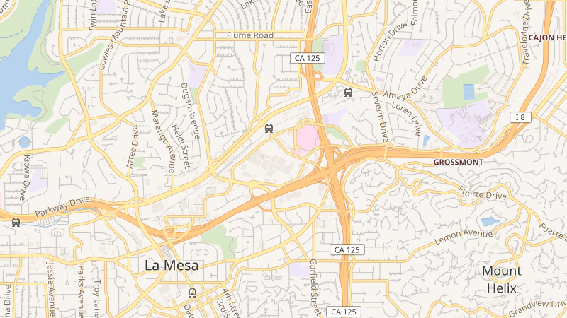 Map of Grossmont Center, La Mesa, CA