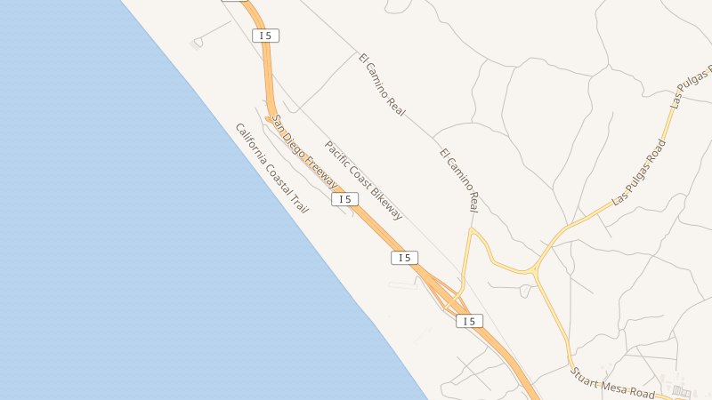 Map of Camp Pendleton, California