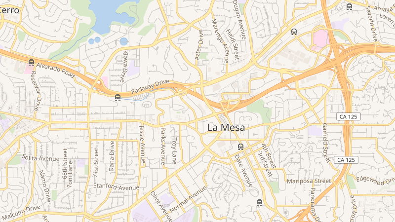 Map of 5035 Guava Avenue, La Mesa, CA