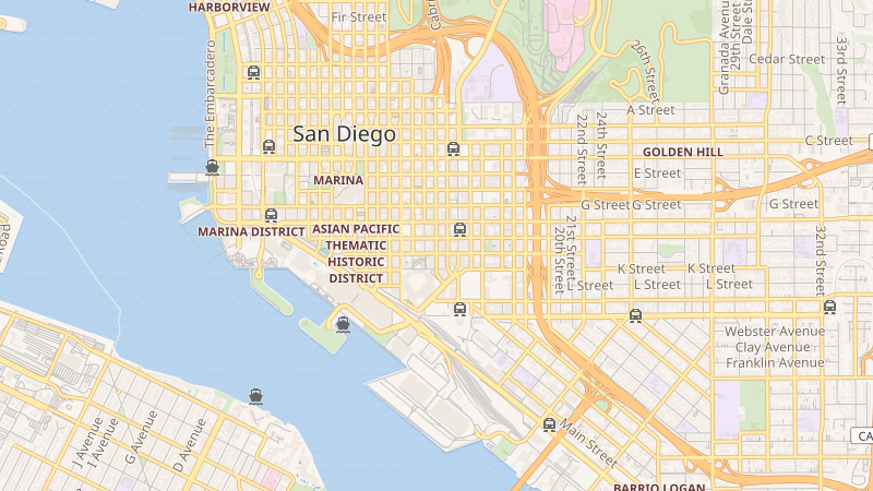 Map of East County, San Diego County, CA
