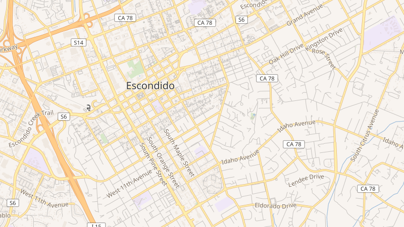 Map of 488 Eighth Avenue, San Diego, CA