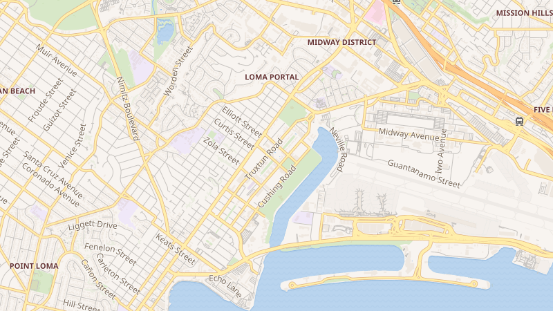 Map of Liberty Station, San Diego, CA