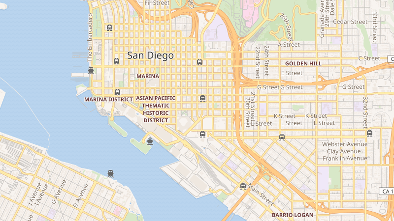 Map of East County, San Diego County, CA