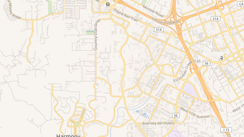 Map of Stone Brewing, Escondido, CA