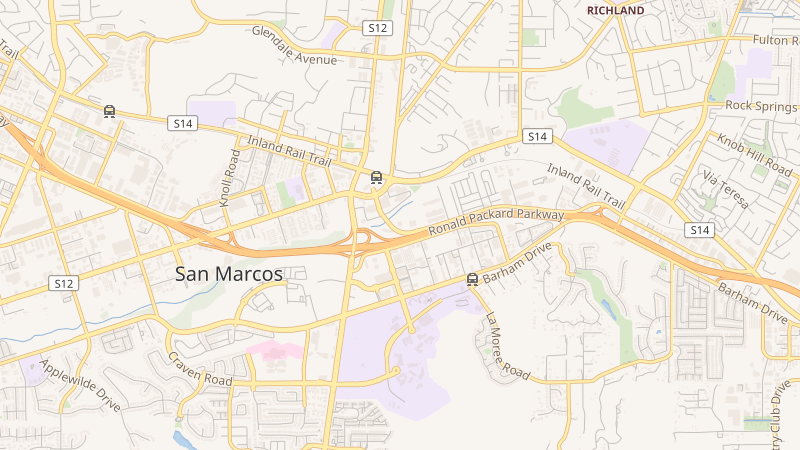 Map of 288 Rancheros Drive, San Marcos, CA
