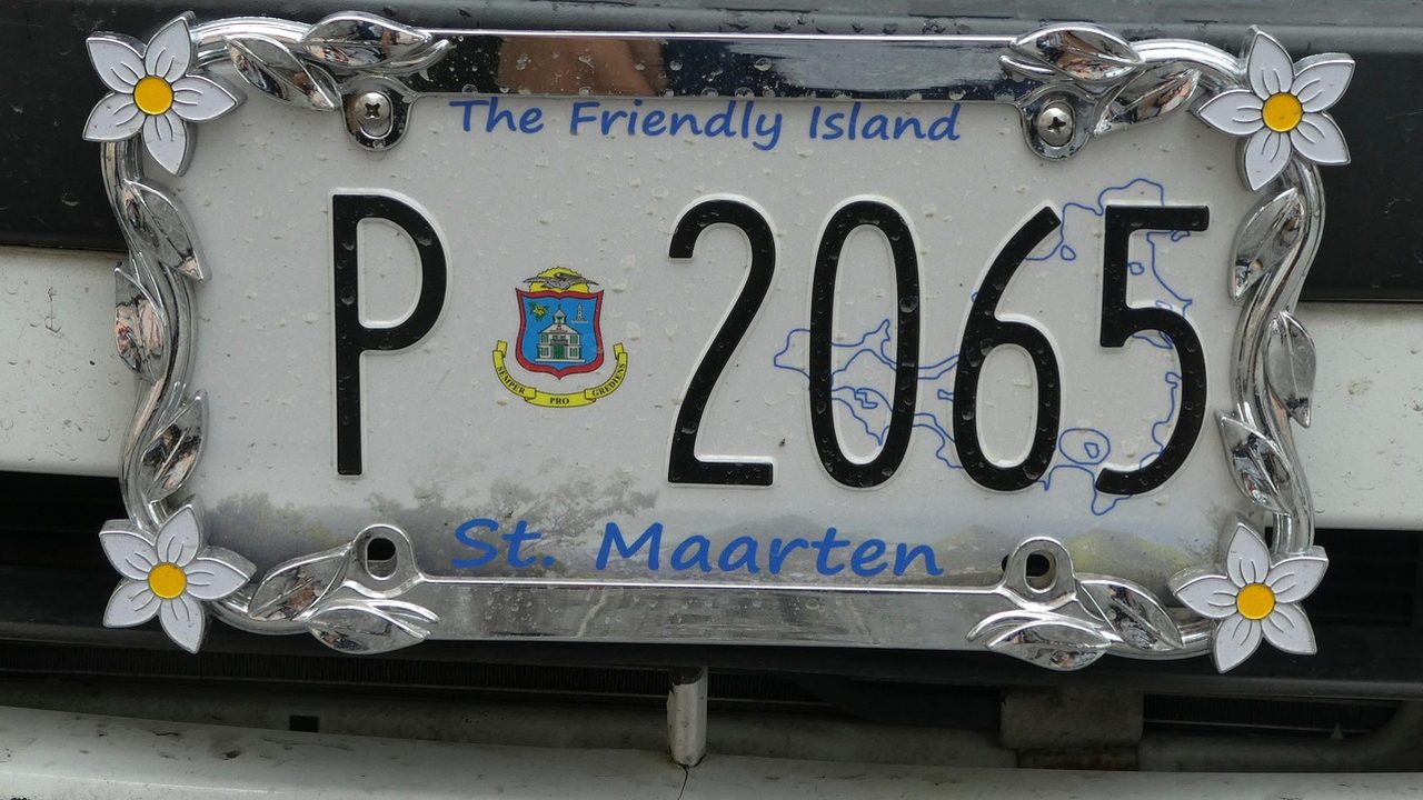 A license plate reader camera mounted on a pole along a suburban street.